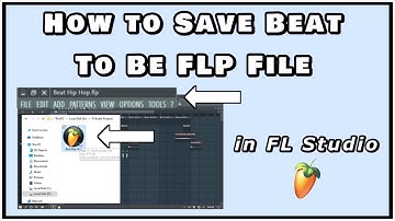 How to save beat to be flp file in fl studio | Tutorial tips