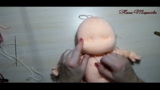 Мастер-класс по утяжке головы куклы. Урок 1 . Мастер-класс по утяжке головы куклы. Урок 1 .