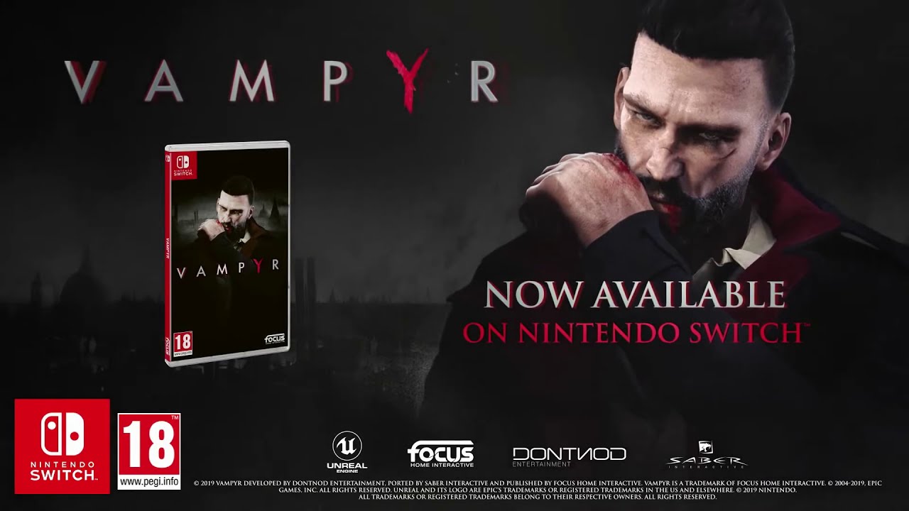Vampyr - Nintendo Switch Launch Trailer - Switch - YouTube
