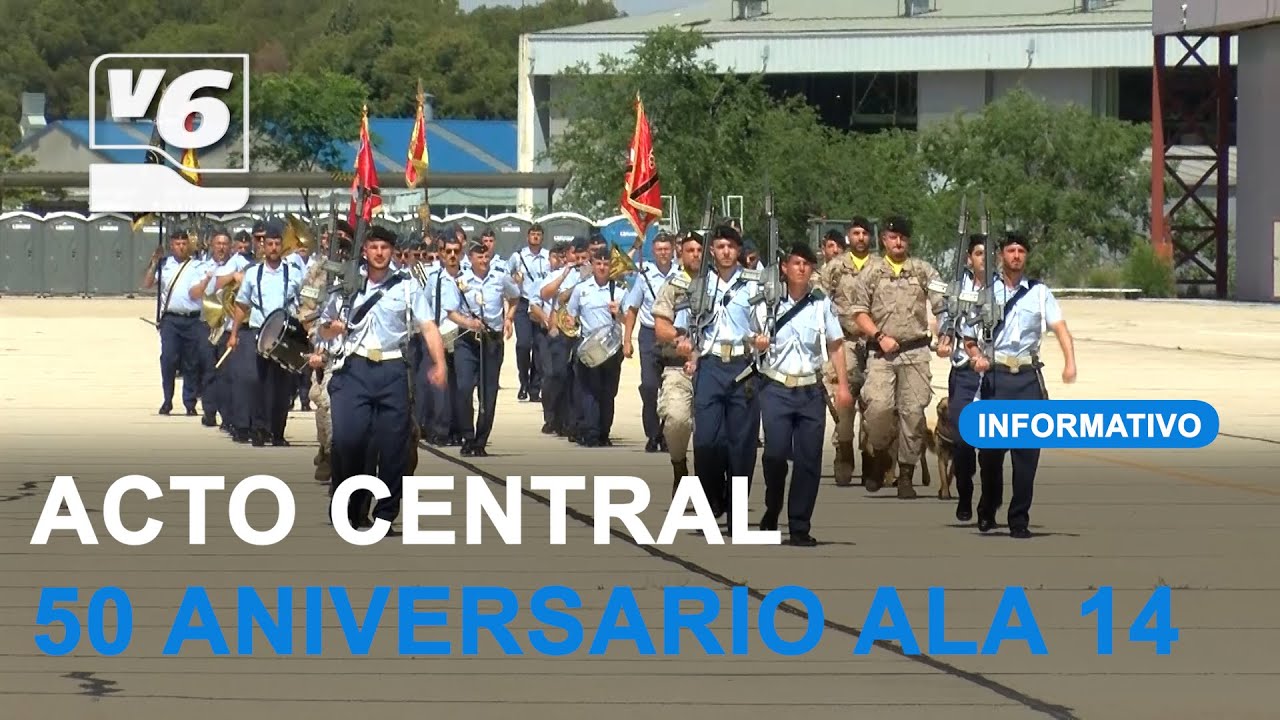 Emotivo 50 aniversario del Ala 14 en la Base Aérea de Albacete