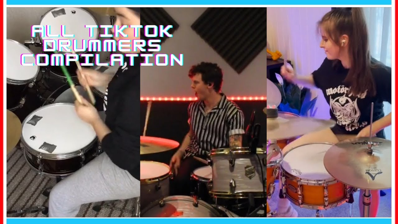 All Tiktok Drummer Compilation YouTube