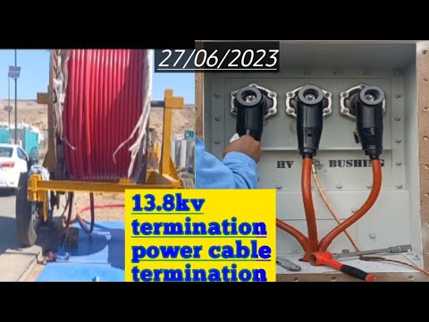 High voltage cable terminations/power