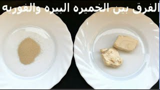 The difference between brewer's yeast and instantالفرق بين الخميره البيره والفوريه