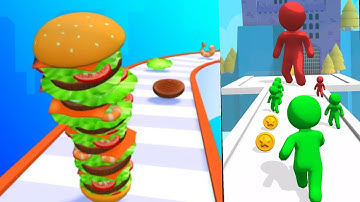 ◀️Burger Stack Runner 3d Vs Jain