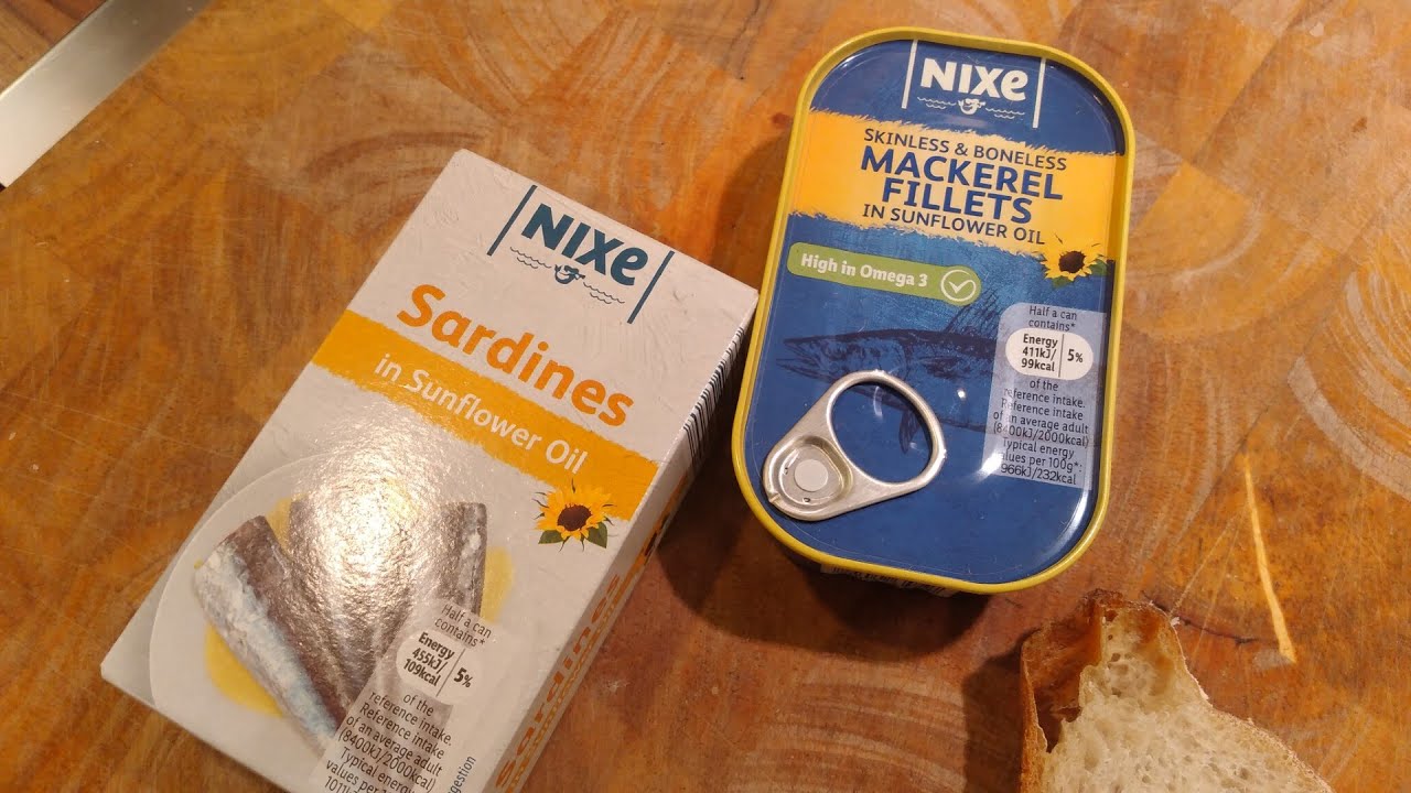 Tinned Sardines Vs Tinned Mackerel YouTube