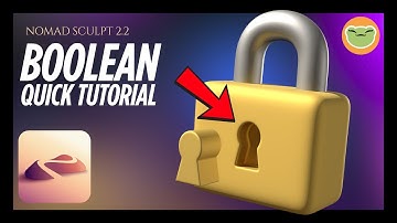 Nomad Quick Tutorial: Boolean | Cut a shape out of a shape