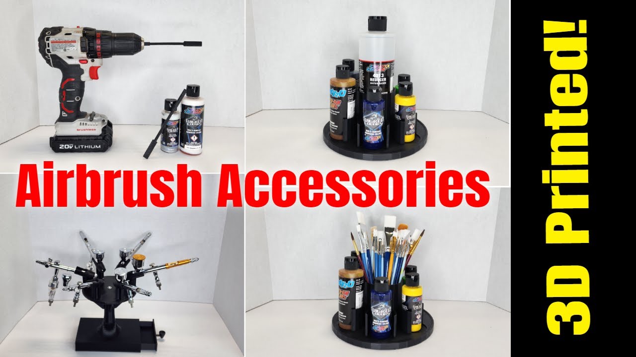 3D Printed Airbrush Accessories 