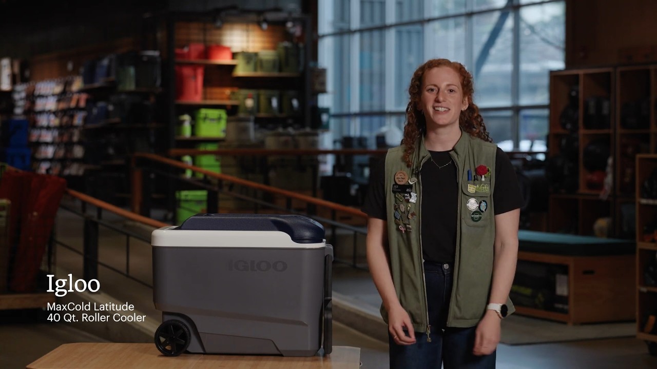 Preview of Igloo MaxCold Latitude 40 Qt. Roller Cooler Video