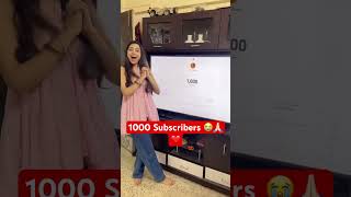 1000 Subscribers Completed   #viralvideo #viral #youtubeshorts #viralhacks