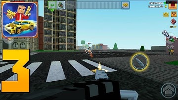 Block City Wars - Gameplay Walkthrough Part 3 - Minigun (IOS / ANDROID)