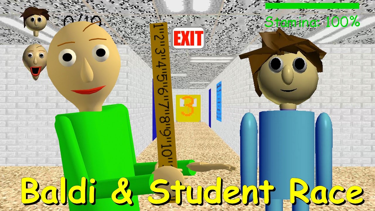 Baldi Basics Mod(s) Today!📏 on X: Today's Baldi Basics mod is Baldi &  Student Race #BaldisBasics #bbau #bbieal  / X