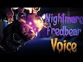 Nightmare Fredbear FNAF Voice Animated