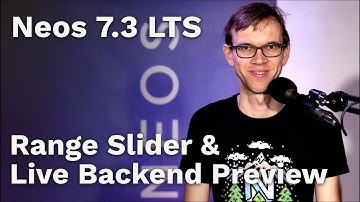 Neos 7.3 LTS Range Slider & Live Backend Preview