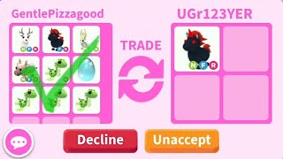 Omg I got a Neon Evil Unicorn in Roblox Adopt me