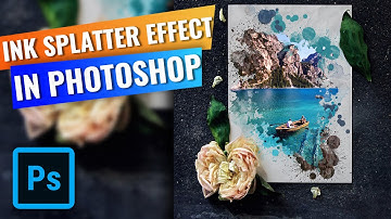 How to make an Ink Splatter effect in Photoshop 2020 Tutorial