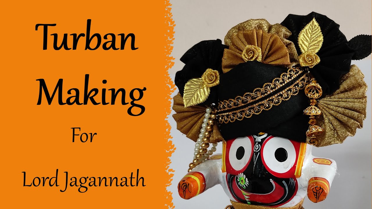 JAGANNATH (TURBAN) MUKUT | PAGADI | Making Tutorial with Step by Step instructions