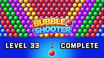 🎯 Bubble Shooter Level 33 | Perfect Aim & Full Walkthrough 💥 Bubble Shooter Gameplay | IVYGAMES