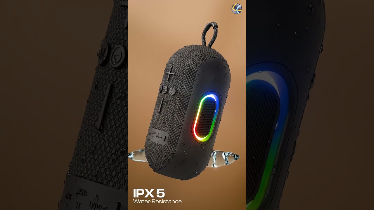 🔥 Ozzie 10W Bluetooth Speaker | RGB Lights ✨ | TWS Stereo Sound | 8H Playtime 