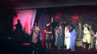 Crucifixtion scene- Easter pageant