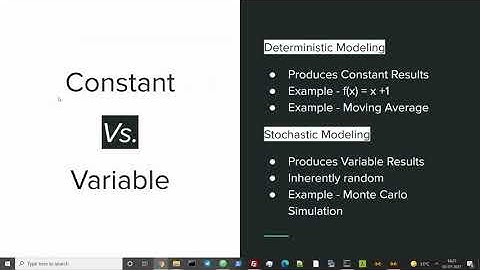 Stochastic Modeling