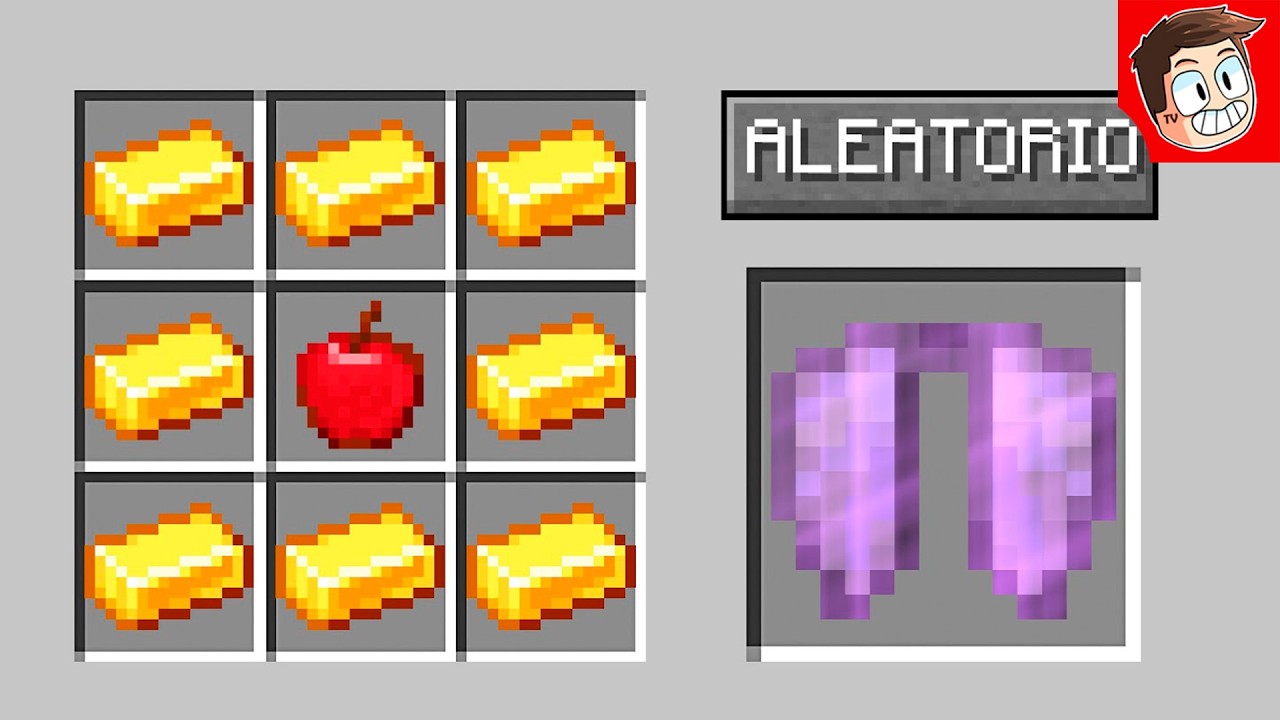 Tudo que CRAFTAR é ALEATÓRIO no minecraft!