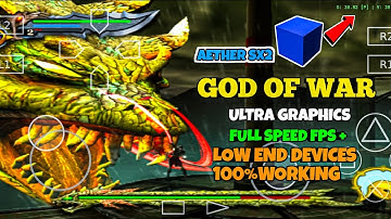 Best Settings For God Of War AetherSX2 | No Lag 100% Working On All Low End Devices & Full Speed