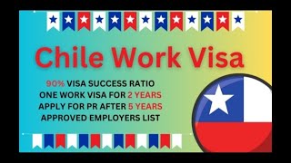 Job in Chile || Work in Chile || Chile Tourist Visa