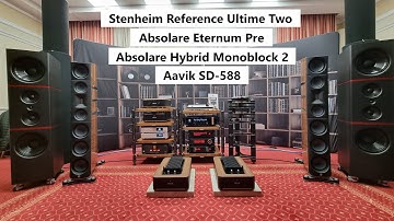 Stenheim Reference Ultime Two, Absolare Eternum Pre, Absolare Hybrid Monoblock 2, Aavik SD-588
