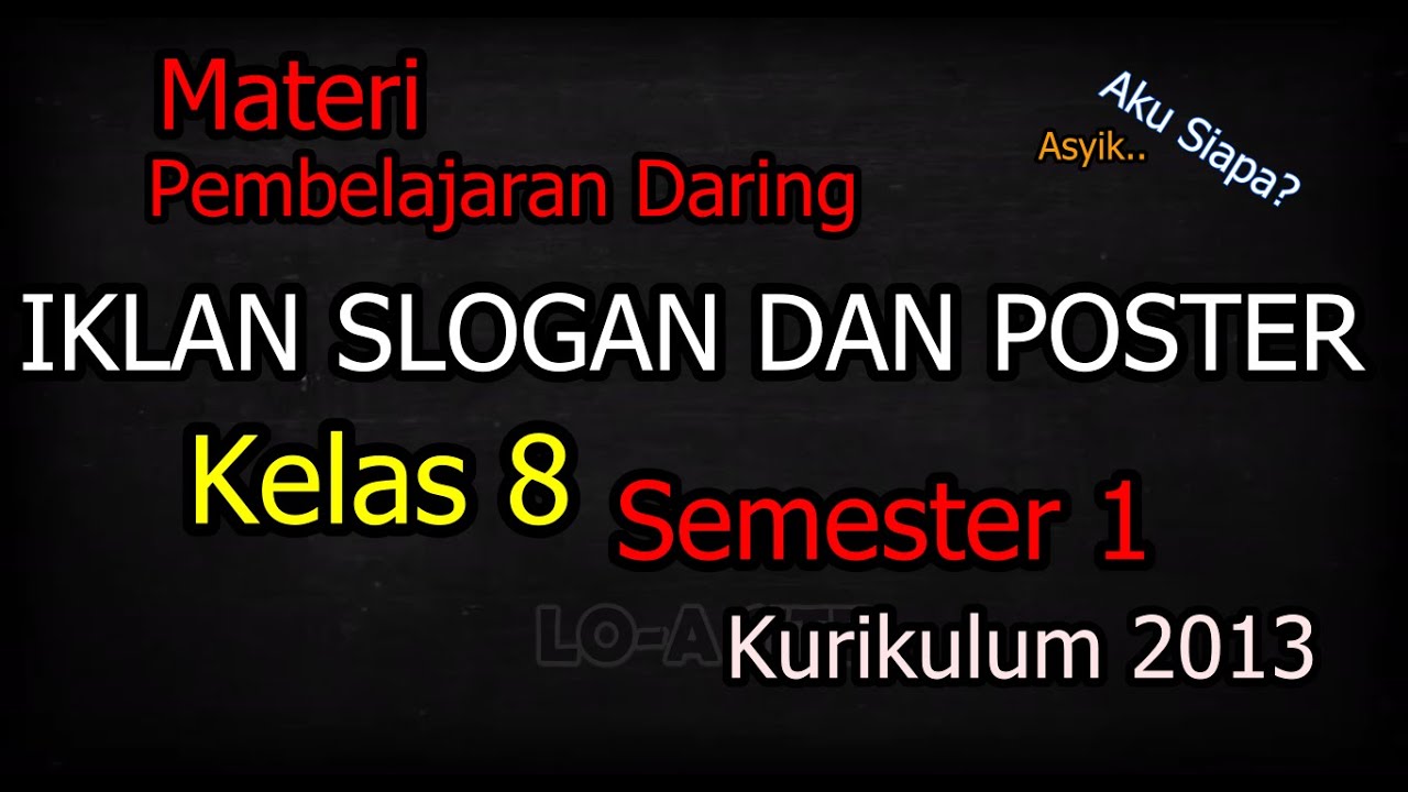 Materi Teks Prosedur Kelas 7 Semester 1 Kurikulum 2013 Bahasa Indonesia Youtube