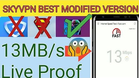 SkyVpn New Best Modified Version || SkyVpn Slow Speed Problem Solved || FreeWorld