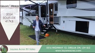 2024 Grand Design Solitude 417KB  Adding Sugar to your Iced Tea!  Layzee Acres RV Sales