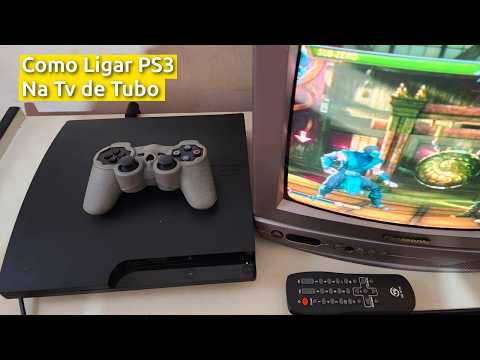 How to Connect a PS3 to the AV Input of a CRT Television - YouTube