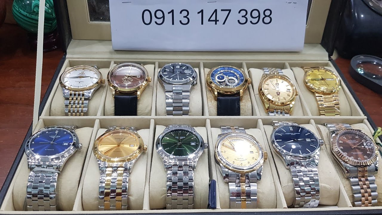 Tập 155: Đồng hồ đeo tay cơ tự động đời mới 12 chiếc