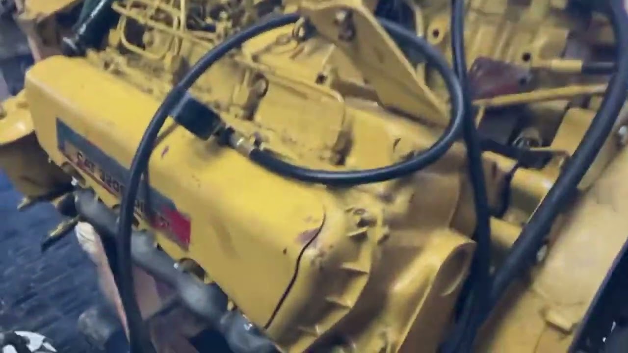 GOOD USED RUN TESTED CATERPILLAR 3208 DIESEL ENGINES v-8, MECHANICAL, NATURALLY ASPIRATED AND TURBO