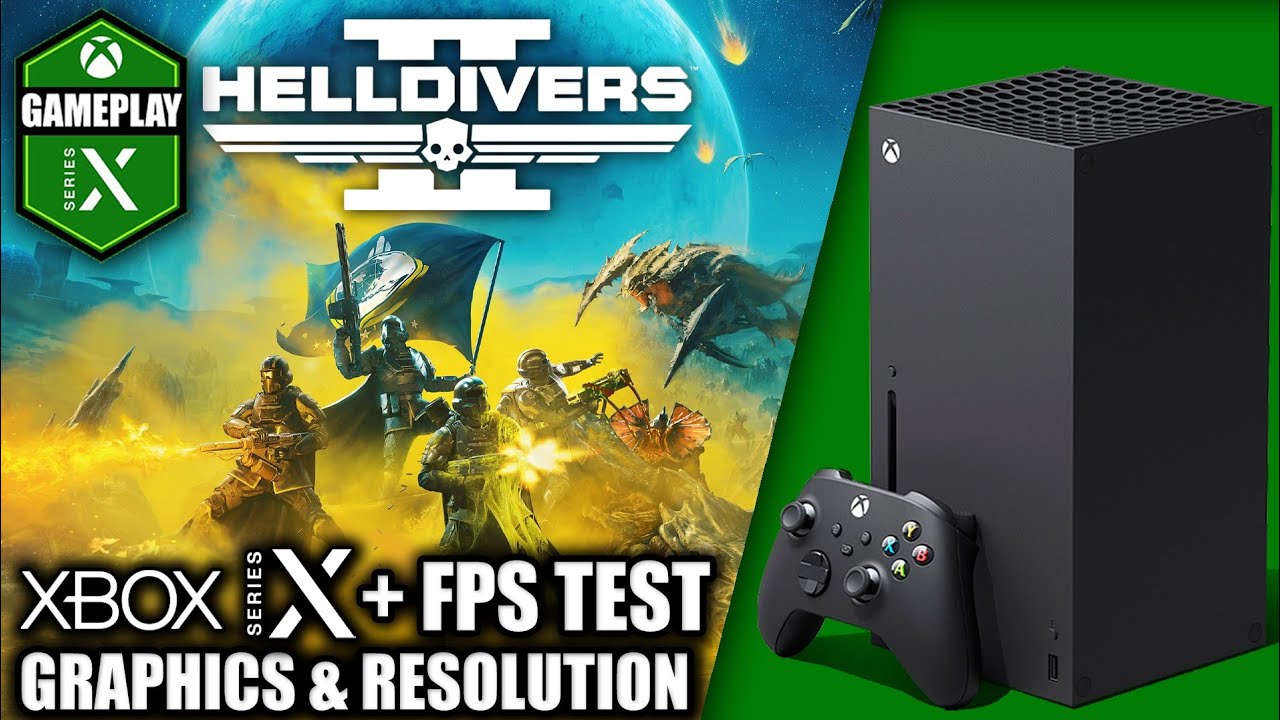 Helldivers 2 - Xbox Series X Gameplay + FPS Test - YouTube