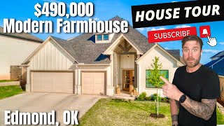Tour This Insane $490k Modern Farmhouse in Edmond, OK!  #realestate #oklahoma #forsale #housetour