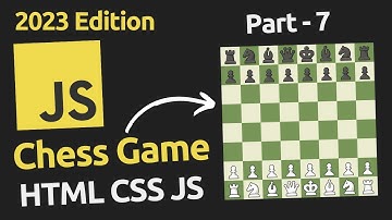 Create Chess with HTML, CSS & Javascript | Part-7 | Javascript Project Tutorial in hindi #javascript