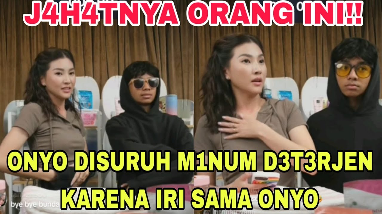 J4H4T BANGET NI ORANG‼️ ONYO DISURUH MINUM D3T3RJ3N HANYA KARENA IRI SAMA ONYO