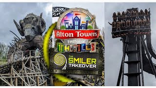 The Smiler Takeover: Alton Towers Footage | April 2023 (4K)
