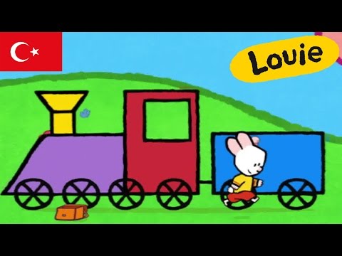 LOUIE - Tren  Çiziyor S01E39 HD | Çocuklar için çizgi filmler