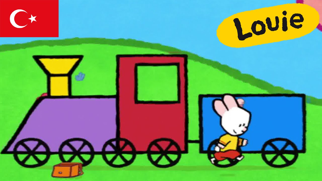 LOUIE - Tren  Çiziyor S01E39 HD | Çocuklar için çizgi filmler