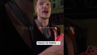 Connor Storrie: “The heat in Texas is very dry, and the heat in Paris is very wet.” 🥵☀️