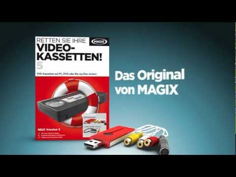 Videos einfach von VHS auf DVD übertragen - MAGIX Retten Sie Ihre Videokassetten! 5 (DE)