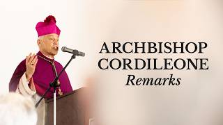 Archbishop Cordileones Remarks - Dedication Blessing Of Jpcatholics Creative Arts Complex