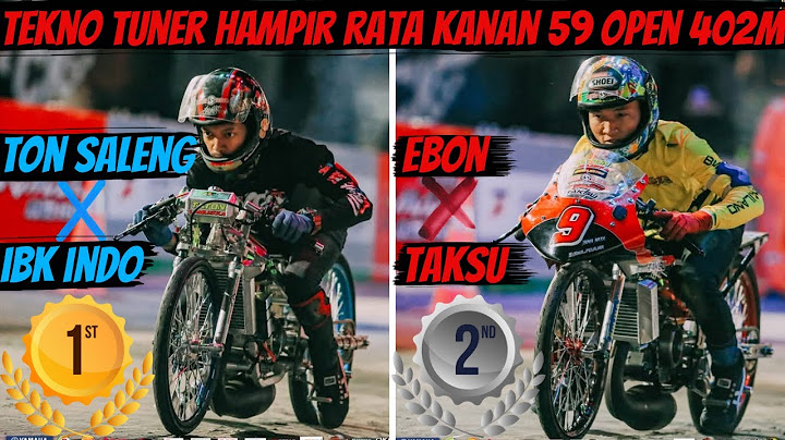 TEKNO TUNER HAMPIR RATA KANAN DI NGO SUPER FEST 2024 KELAS 59 OPEN 402M | IBK INDO P1 & TAKSU P2