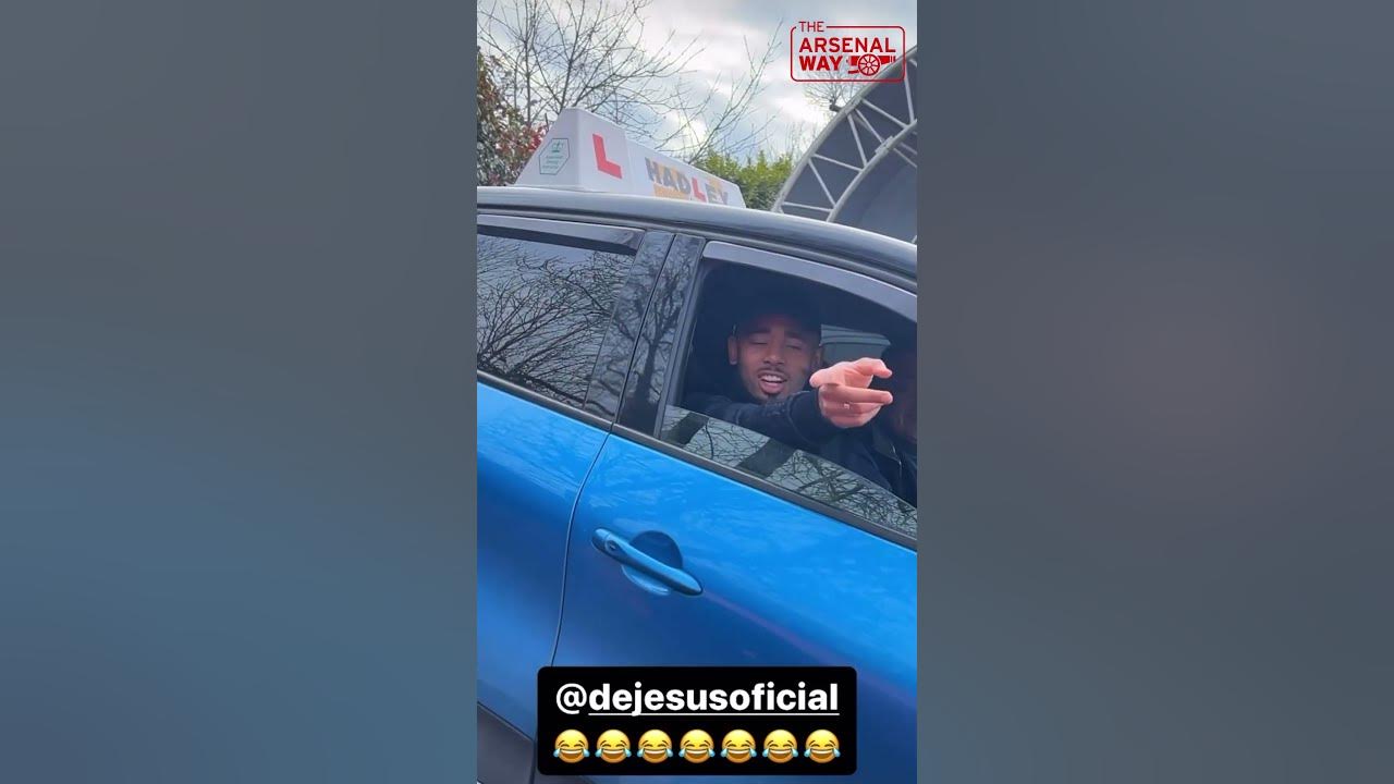 Jorginho mocks Arsenal teammate Gabriel Jesus' car as he takes driving  lesson and approaches return from injury layoff