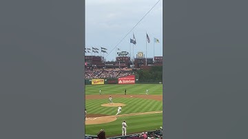 Trea Turner singles on a sharp line drive to center fielder Jonny Deluca. #phillies #dodgers