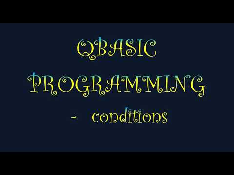 QBasic for Beginners ZA #QBasic #QBasiccoding