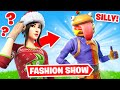 I hosted a *SILLY THEMED* Fortnite Fashion Show...(SO FUNNY)