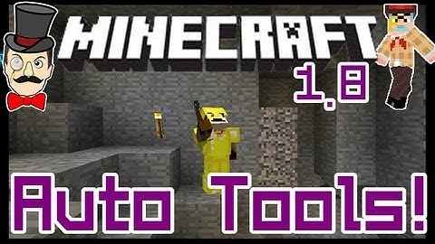 Minecraft 1.8 AUTO TOOL SWITCH ! Quick Change Pickaxe, Sword & Auto Mine - Control Pack Mod!